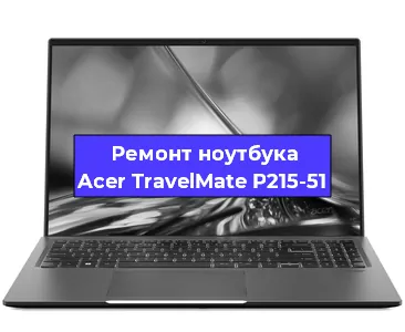 Чистка от пыли и замена термопасты на ноутбуке Acer TravelMate P215-51 в Перми